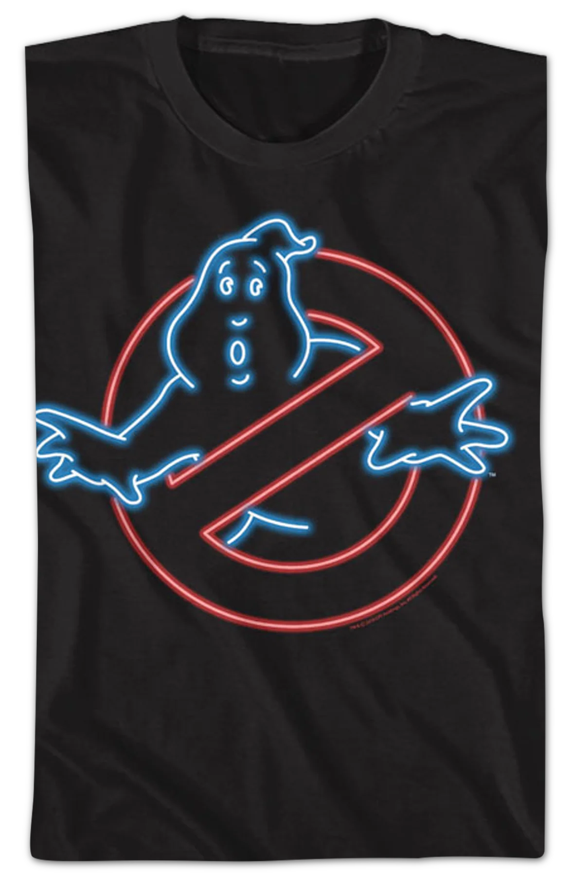 Youth Neon Logo Real Ghostbusters Shirt - Image 2