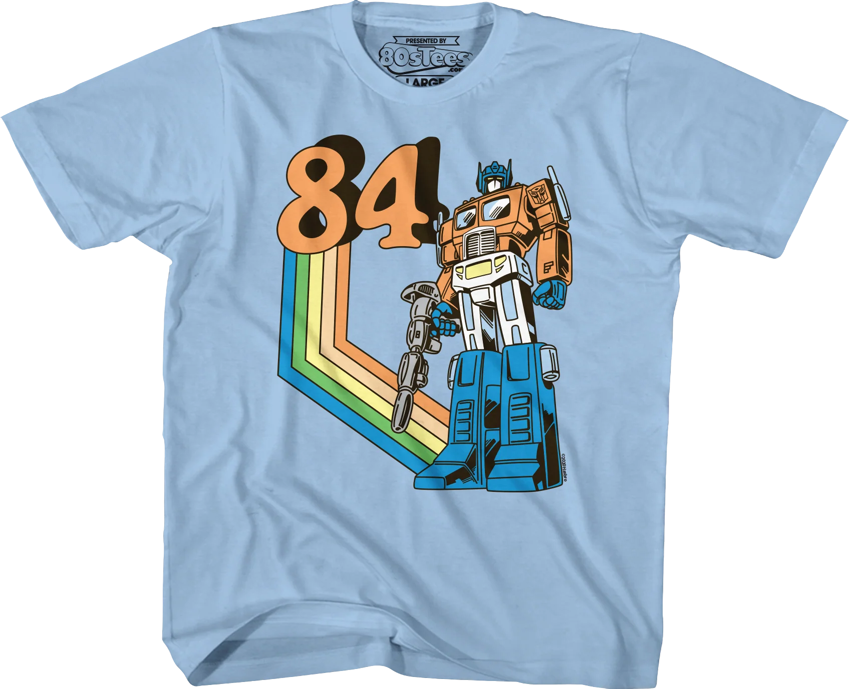 Youth Optimus Prime 84 Transformers Shirt