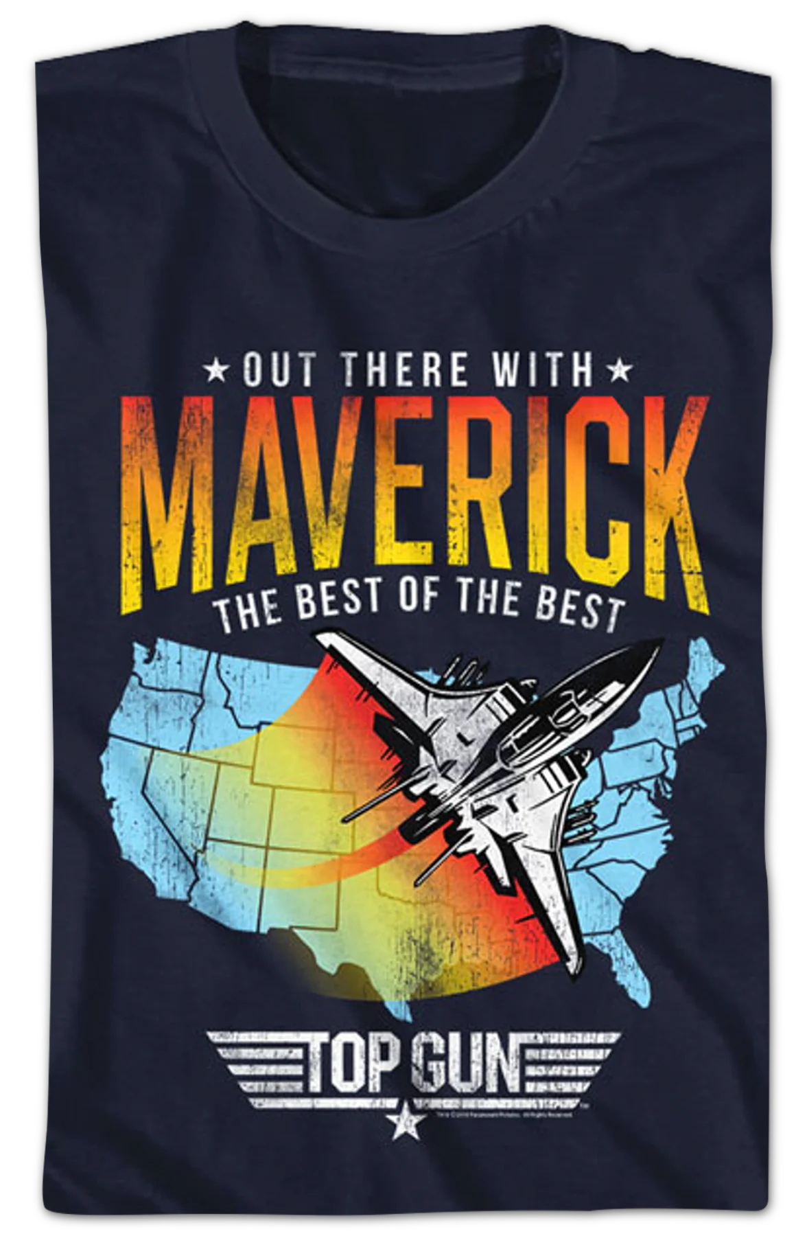 Youth Out There With Maverick Top Gun Shirt - Image 2