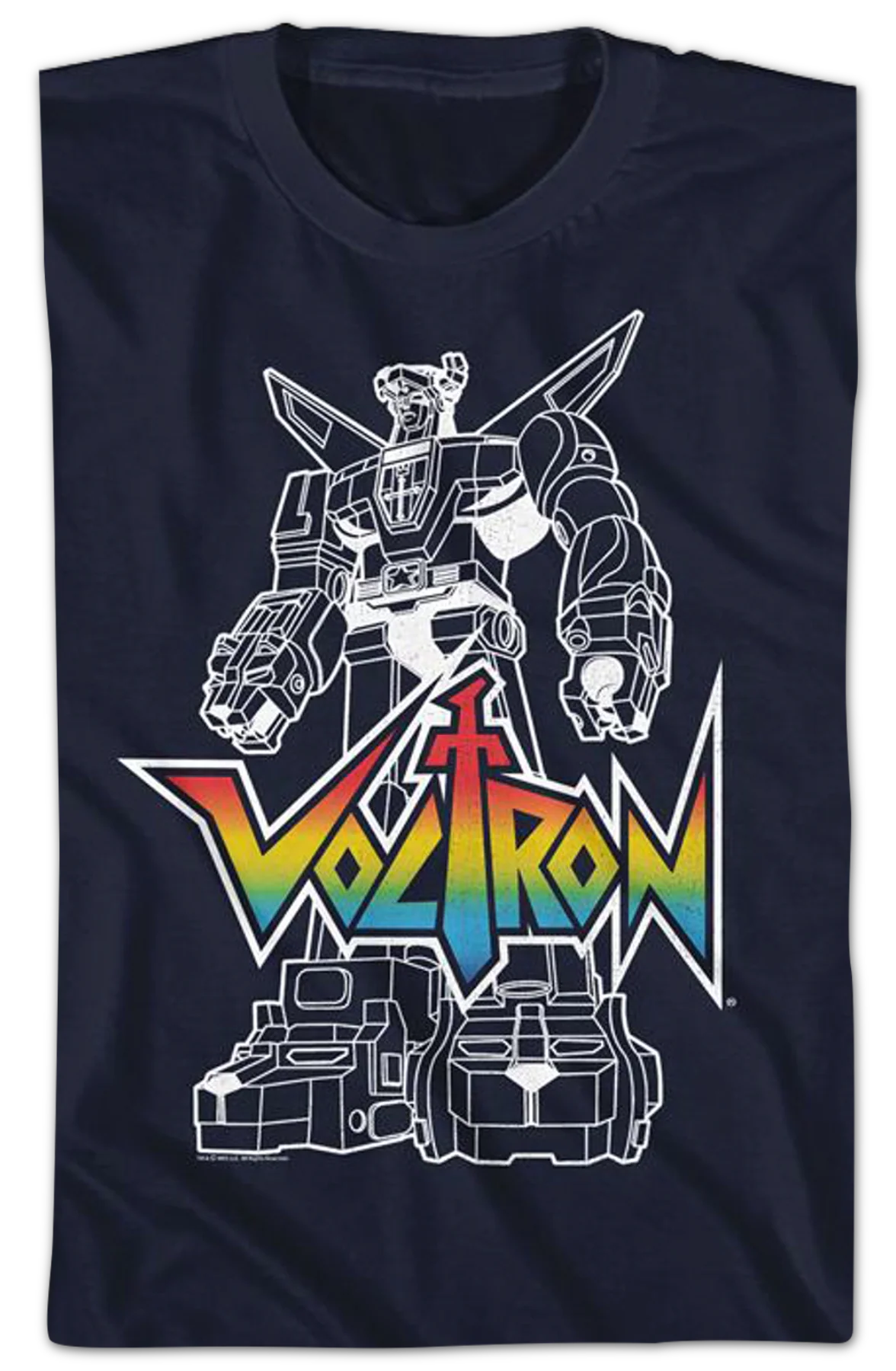 Youth Outlined Defender of the Universe Voltron Shirt - Image 2