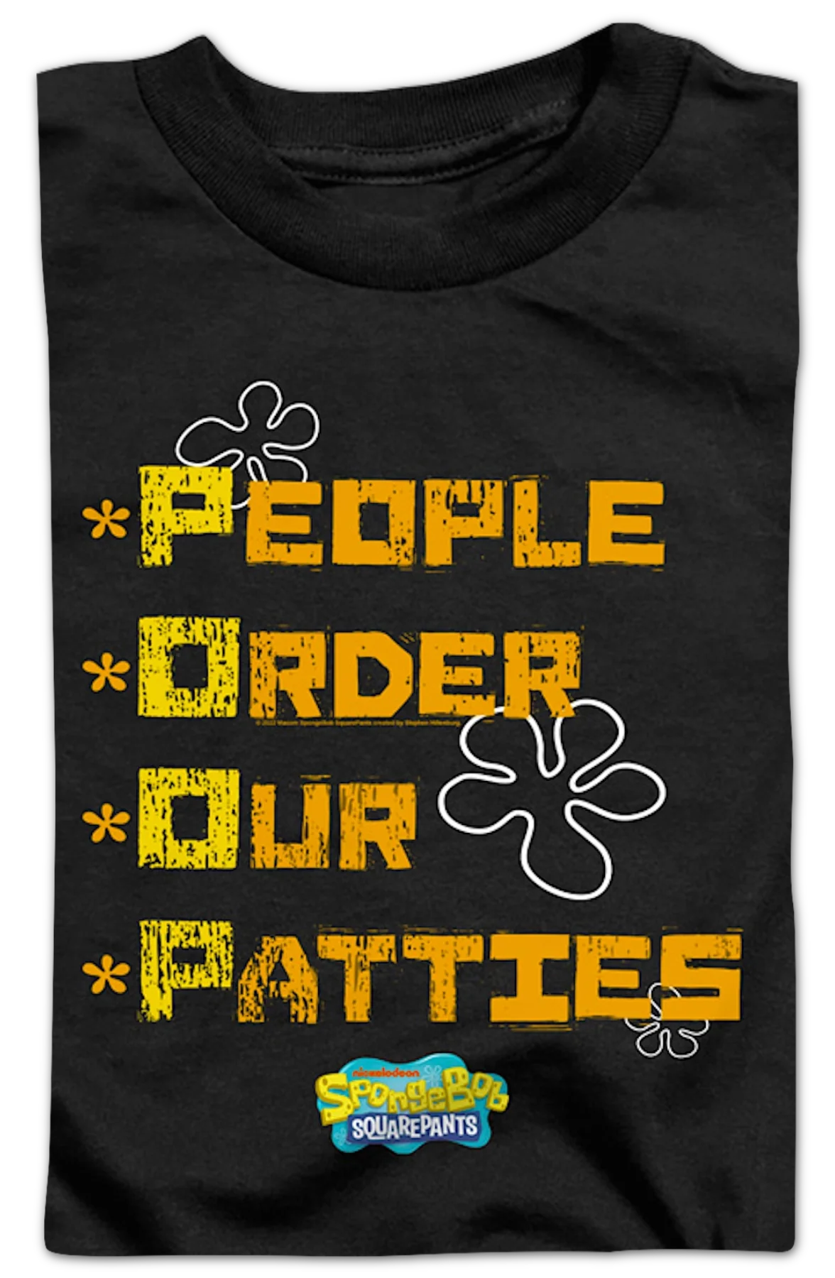 Youth People Order Our Patties SpongeBob SquarePants Shirt - Image 2