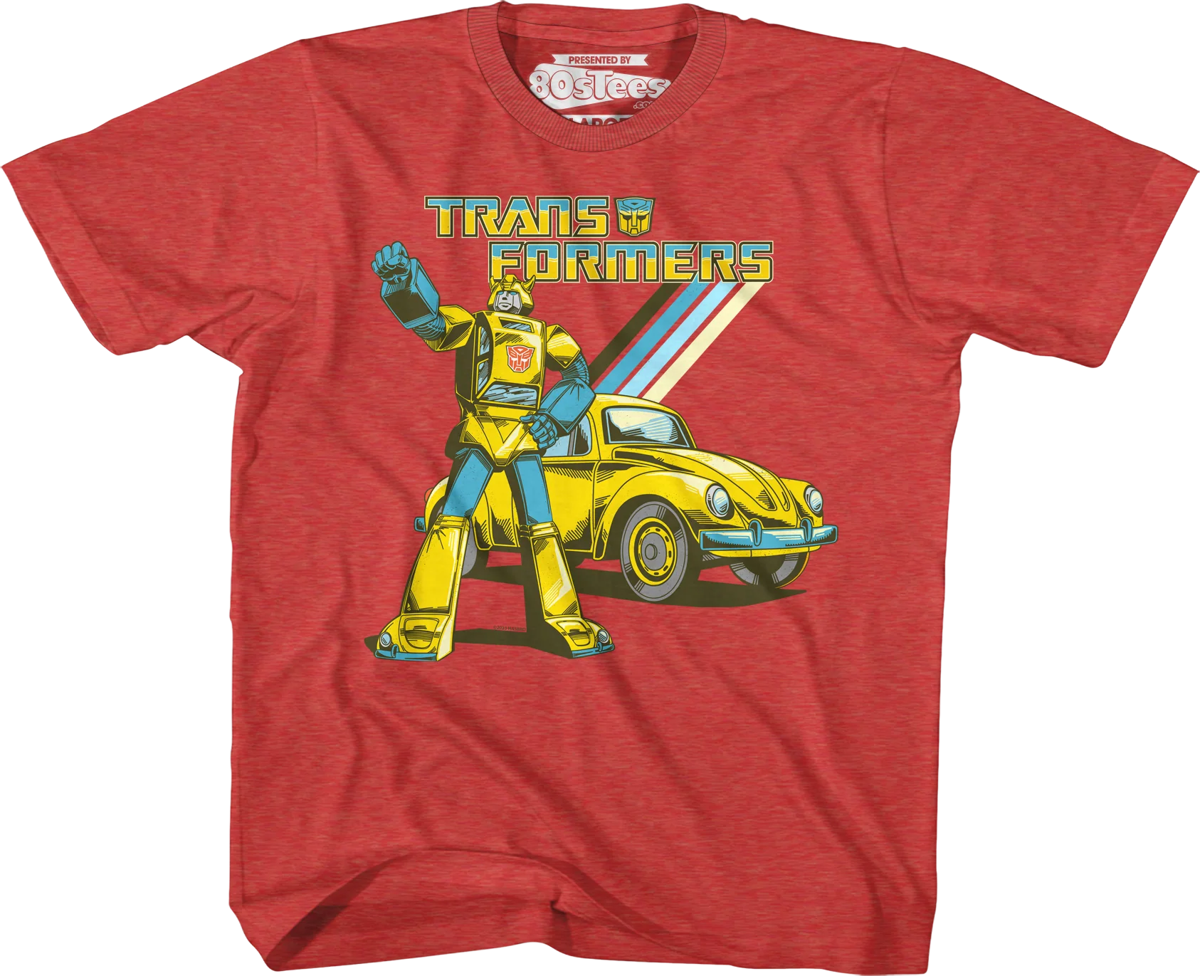 Youth Retro Bumblebee Transformers Shirt - Image 2