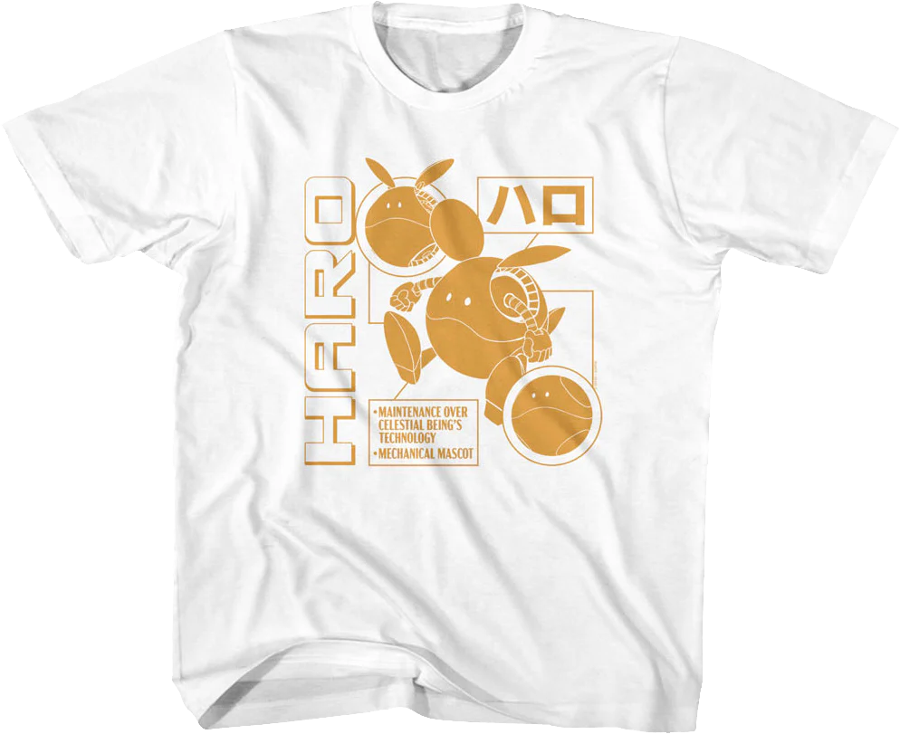 Youth Retro Haro Gundam Shirt
