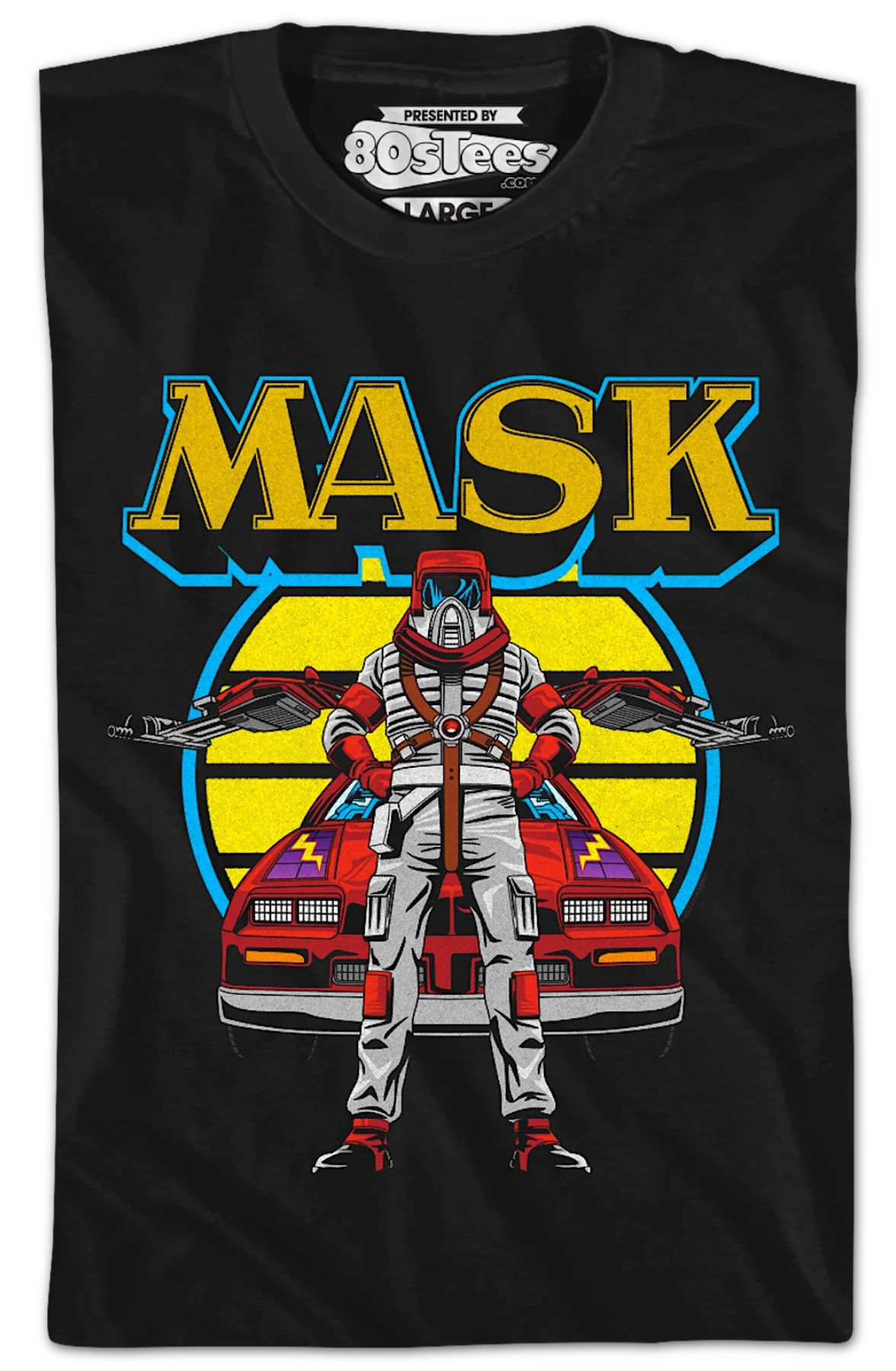 Youth Retro Matt Trakker And Thunderhawk MASK Shirt - Image 2