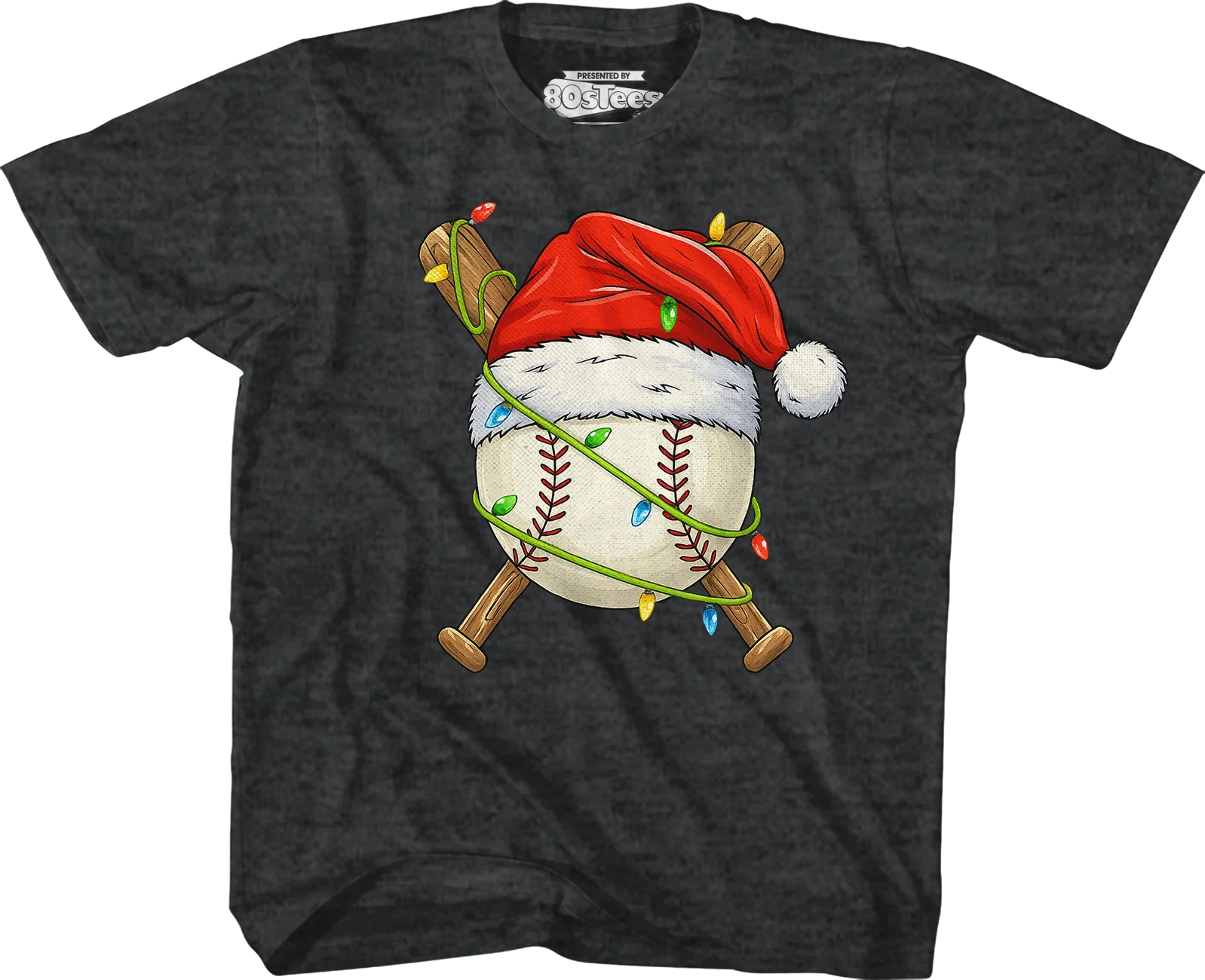 Youth Santa Baseball Shirt