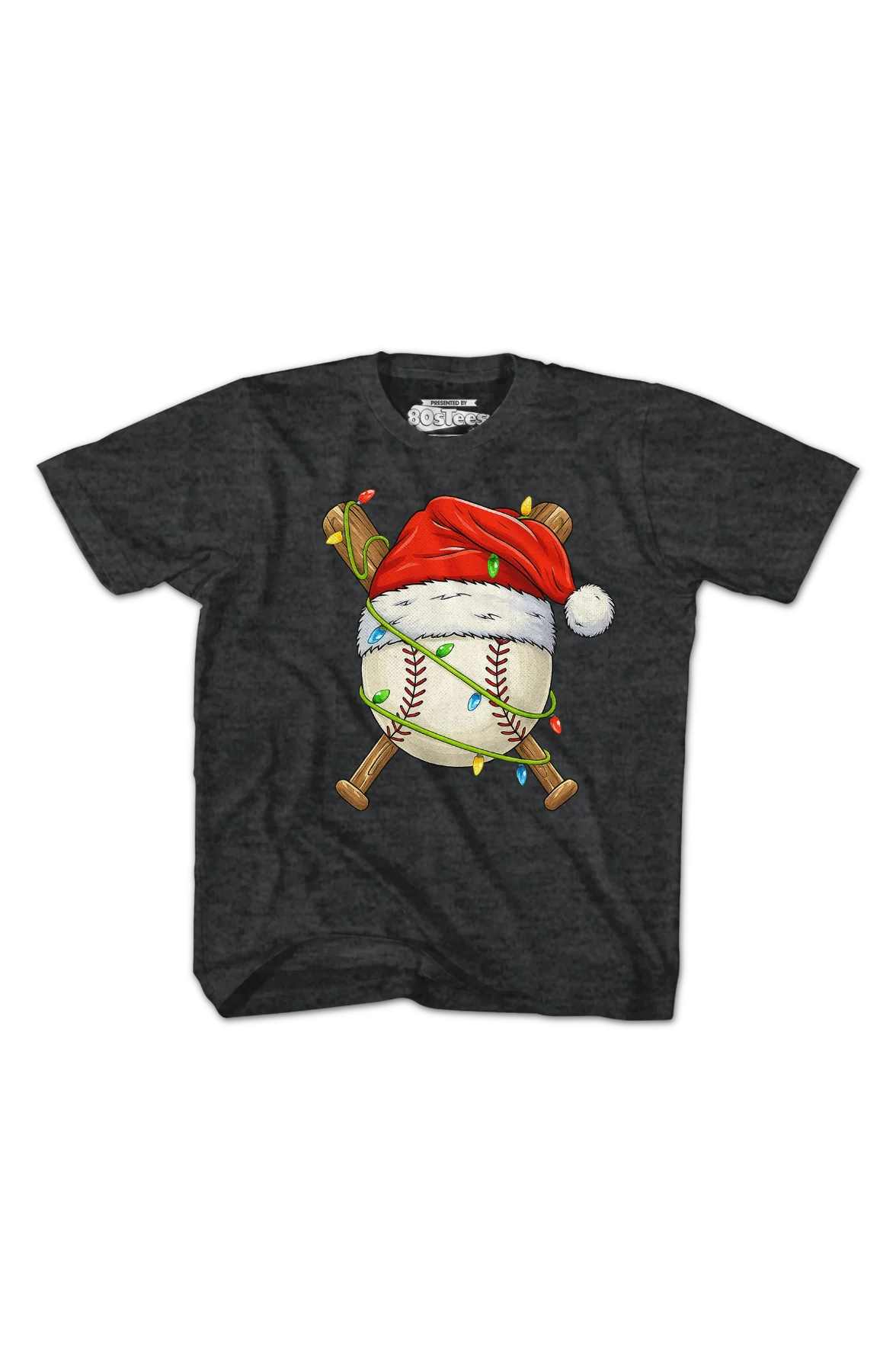 Youth Santa Baseball Shirt - Image 2