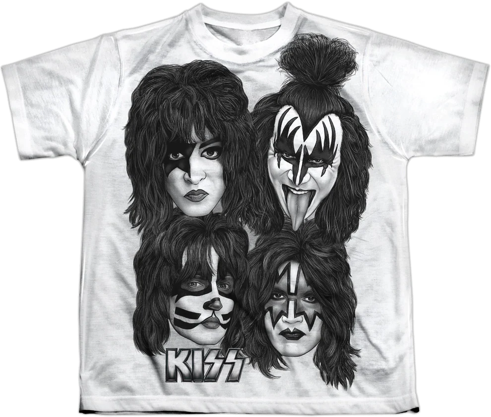 Youth Sketches KISS Shirt