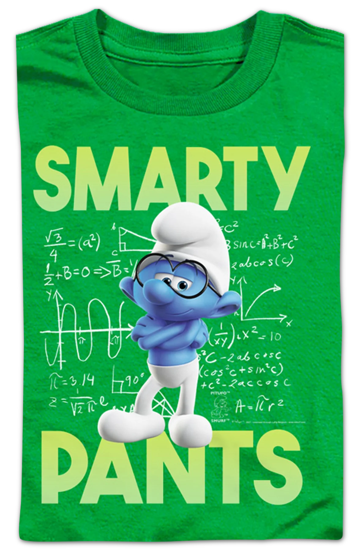 Youth Smarty Pants Smurfs Shirt - Image 2