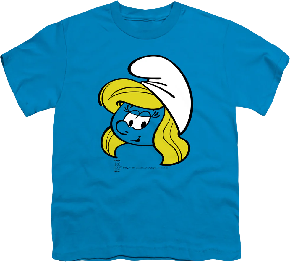 Youth Smurfette Smurfs Shirt