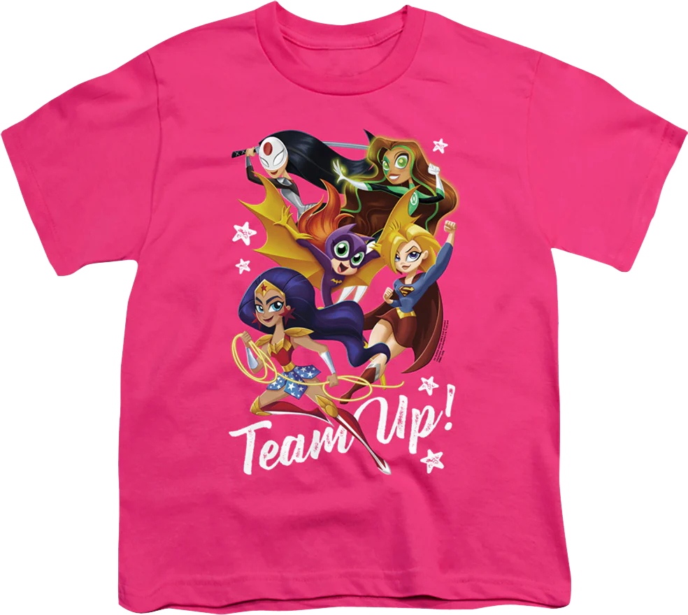 Youth Team Up DC Super Hero Girls Shirt