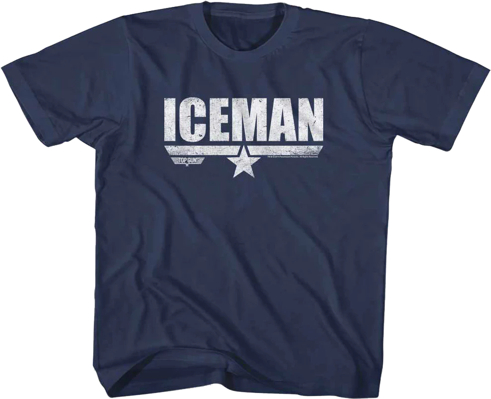 Youth Top Gun Iceman Shirt