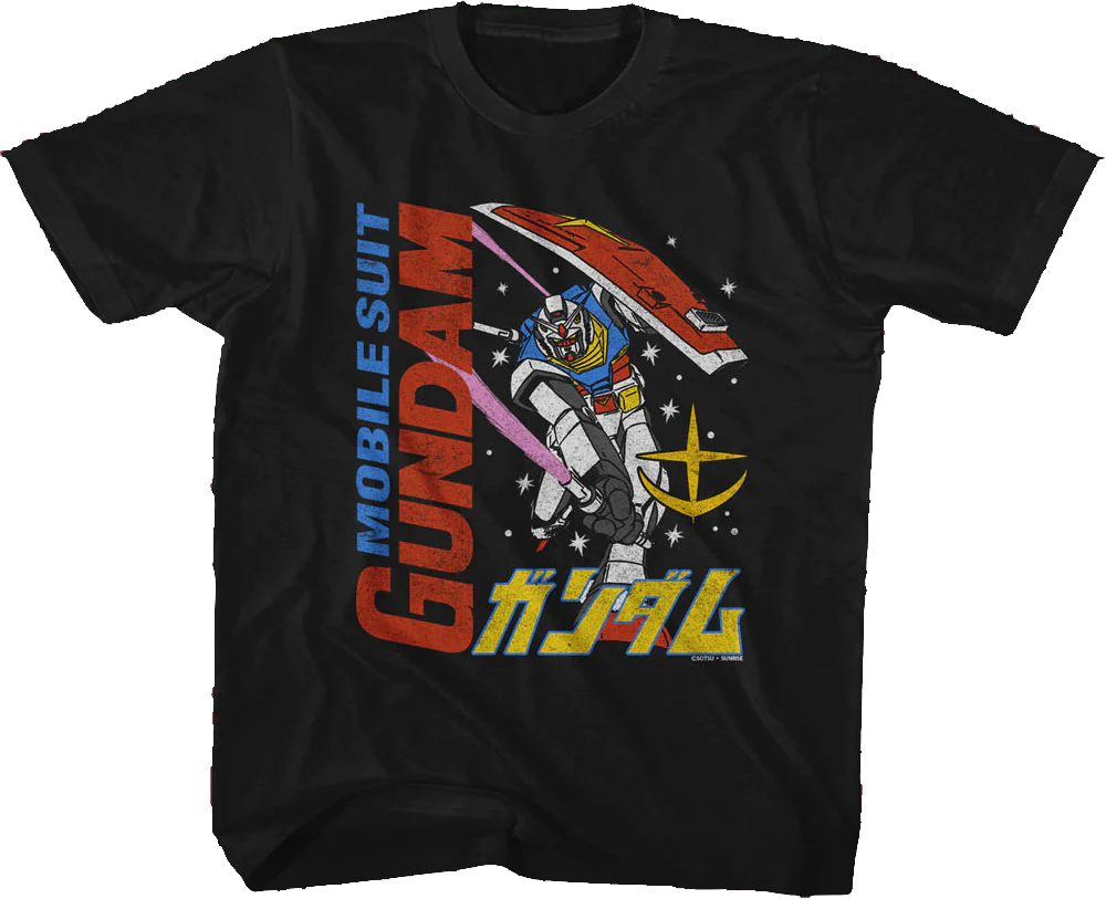 Youth Vintage Mobile Suit Gundam Shirt