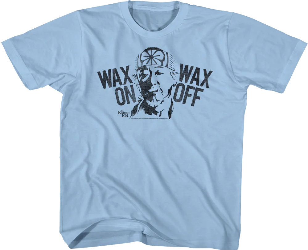 Youth Wax On Wax Off Karate Kid Shirt