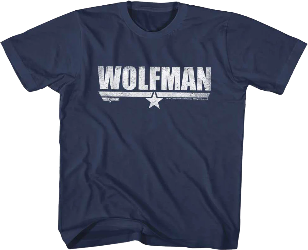 Youth Wolfman Top Gun Shirt