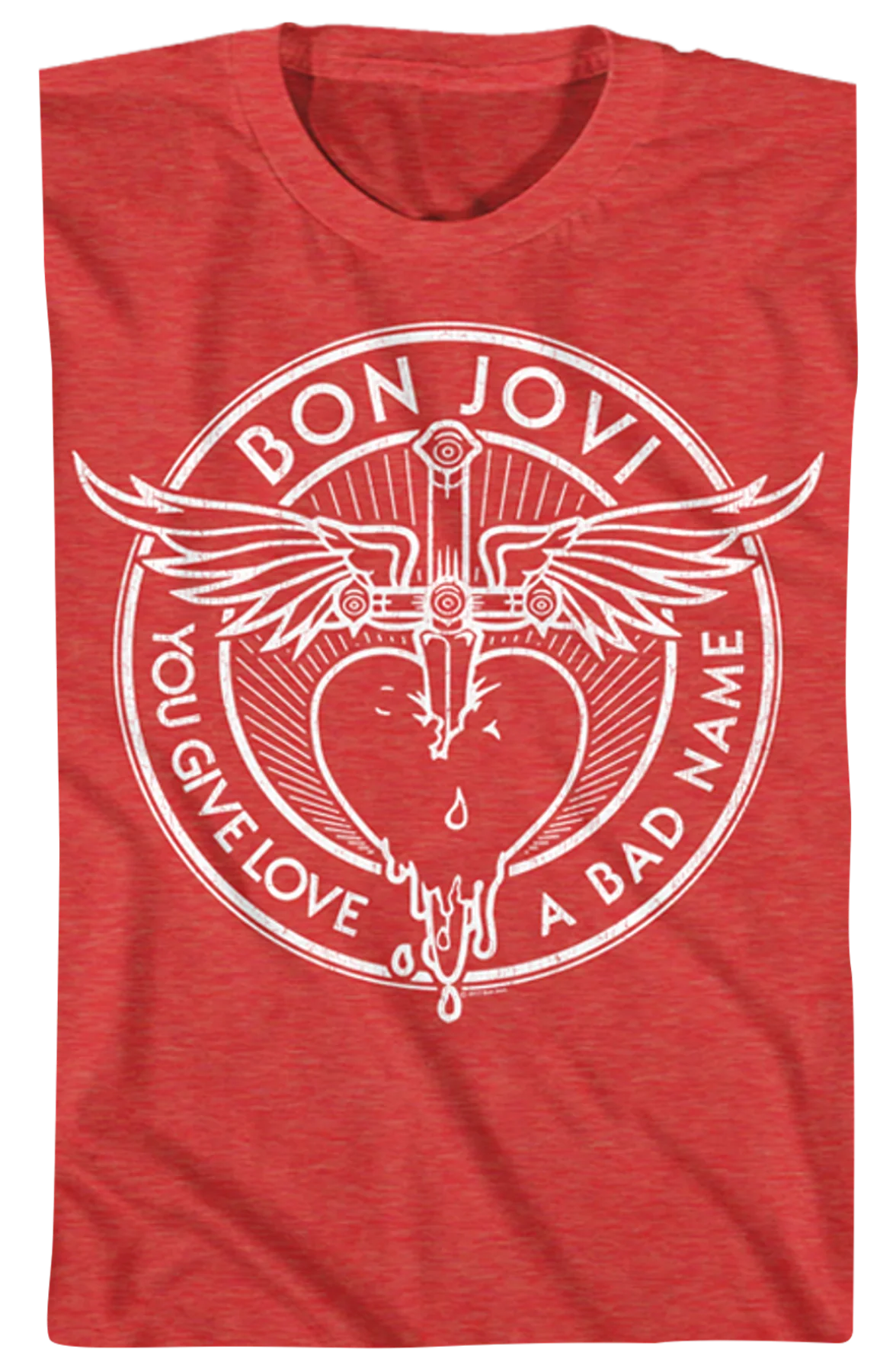 Youth You Give Love A Bad Name Bon Jovi Shirt - Image 2