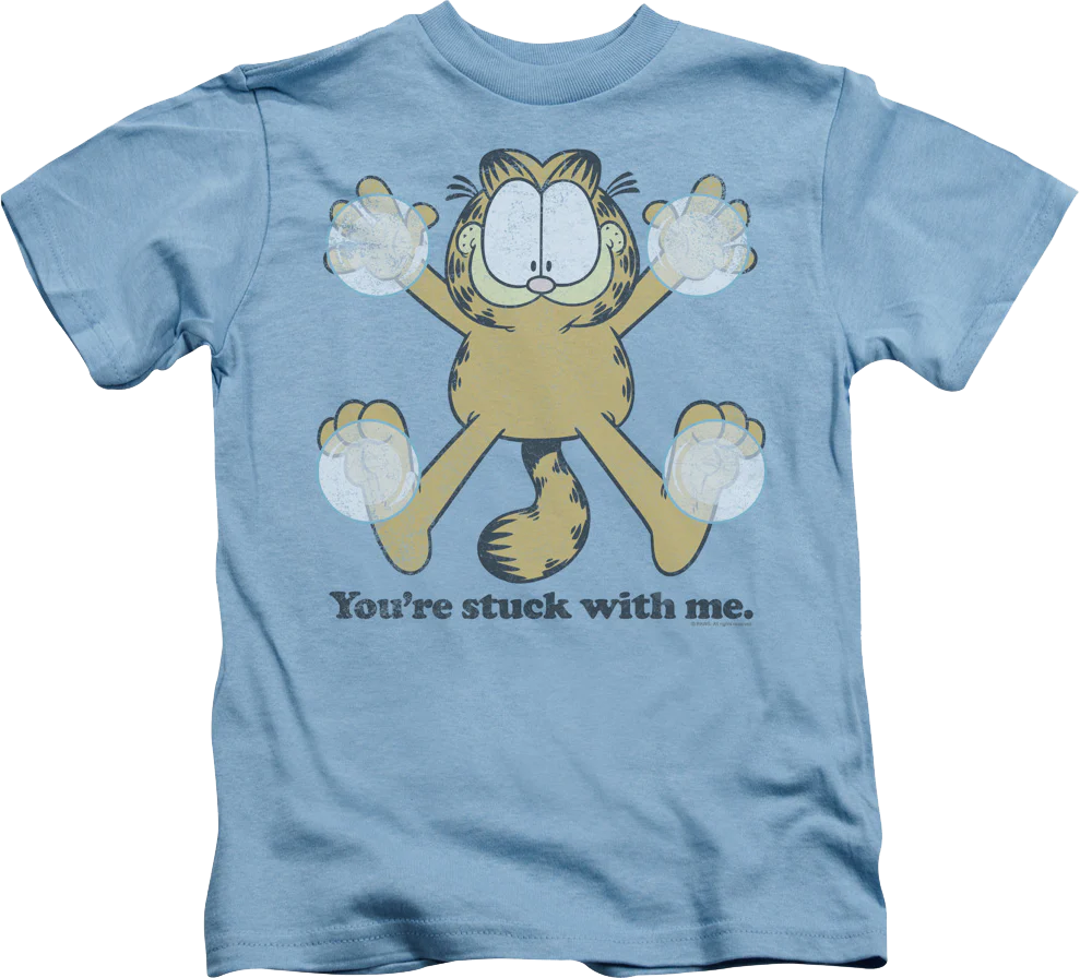 Youth You're Stuck With Me Garfield Shirt