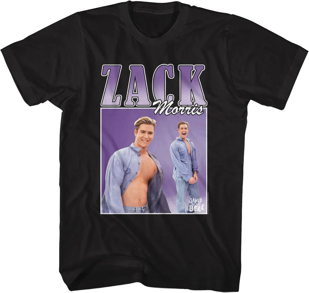 Zack Morris Saved By The Bell T-Shirt