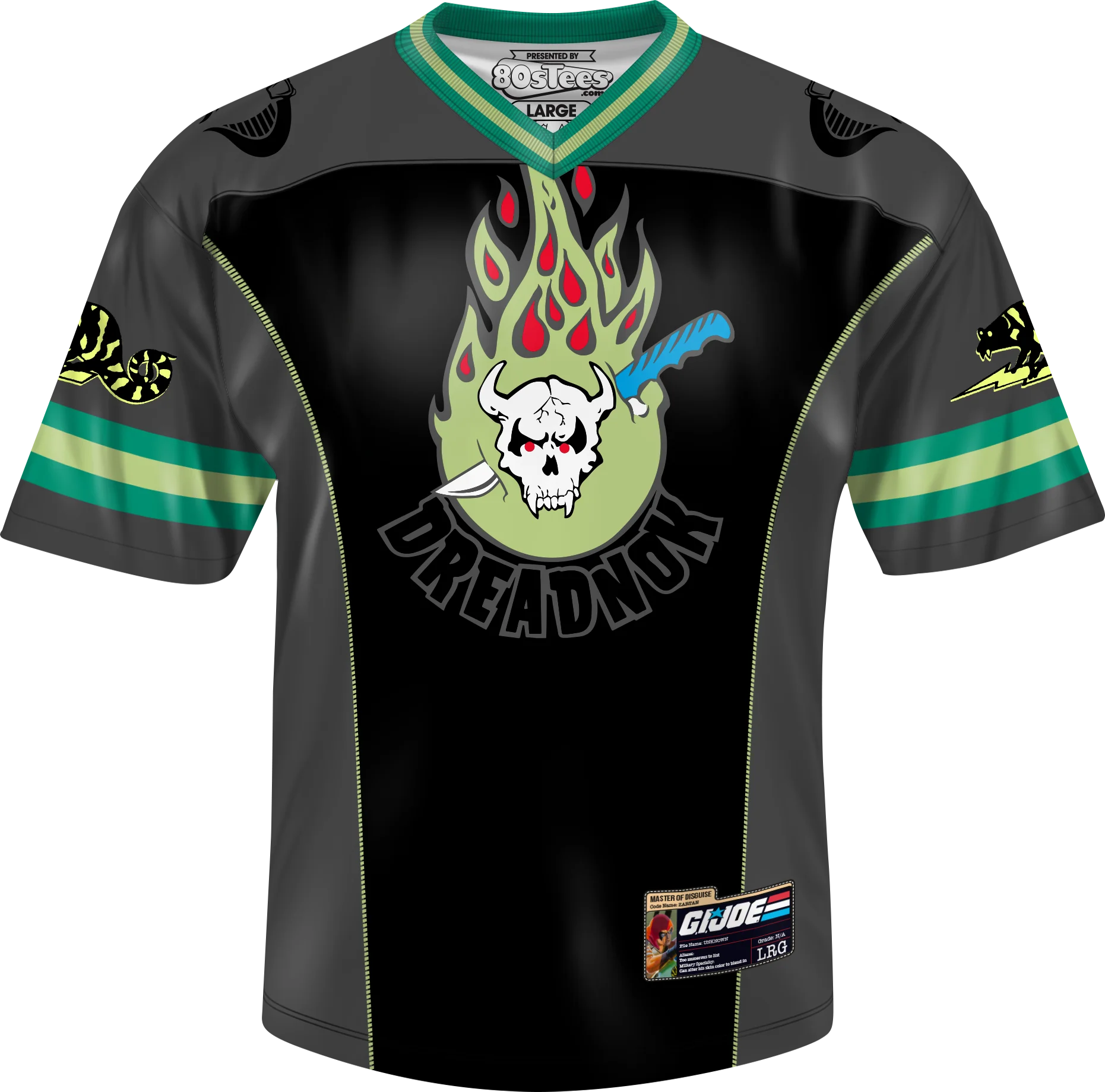 Zartan GI Joe Football Jersey