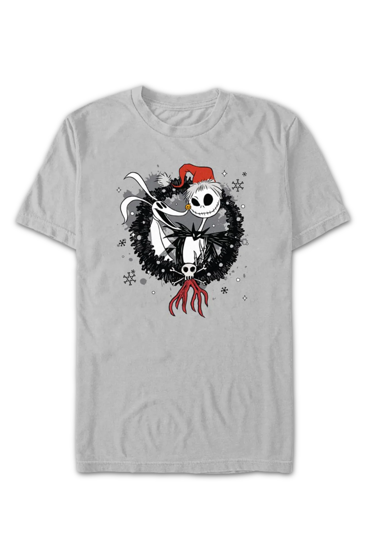 Zero & Jack Skellington Nightmare Before Christmas T-Shirt - Image 2