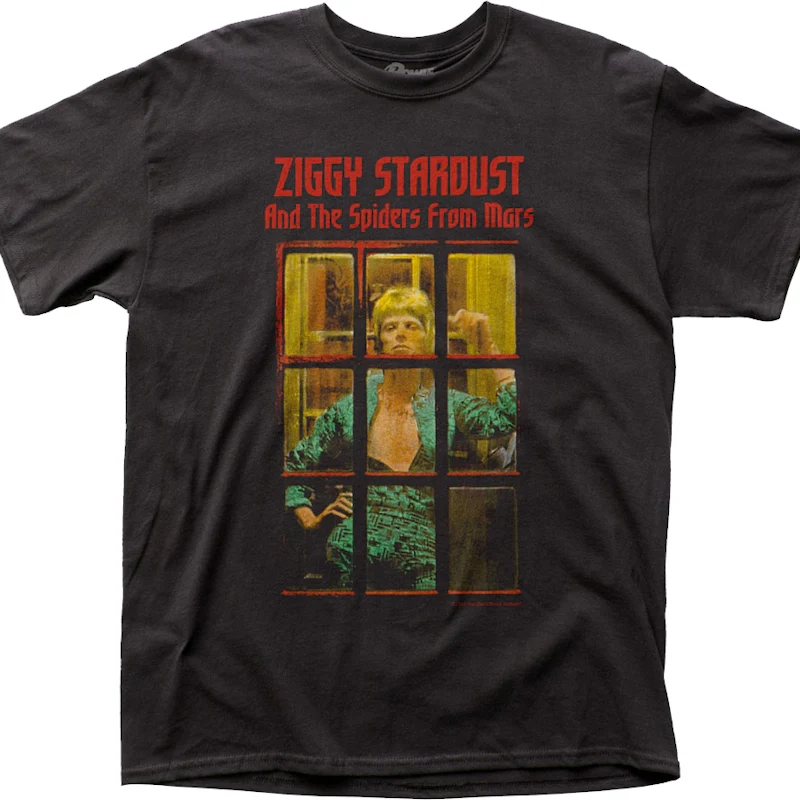 Ziggy Stardust Window David Bowie T-Shirt