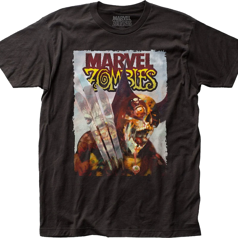 Zombie Wolverine Cover Marvel Comics T-Shirt